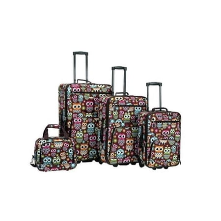 Luggage Set - Owl 4 Pieces