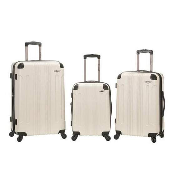 Luggage Set - White  3 Pieces