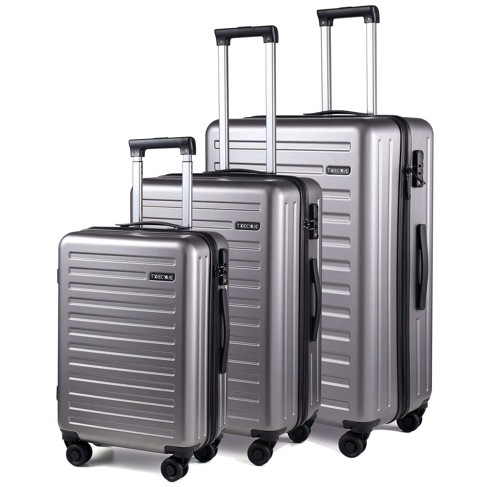TydeCkare 3 Piece Luggage Sets (20/24/28) Hardshell ABS+PC