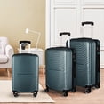 thumbnail image 1 of Luggage Sets 3 Piece, Expandable Hardshell Suitcase Set with 3-level Telescopic Handle, TSA Lock (20"/ 24"/ 28"), 8 Colors Available, 1 of 7