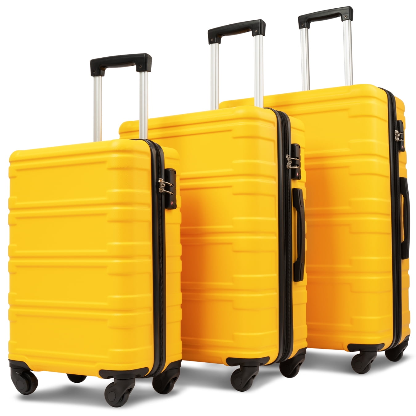 Luggage Sets 3 Piece, Expandable Luggage Sets with Spinner Wheels, TSA