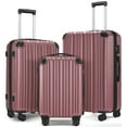 Luggage Sets 3 Piece, Expandable Suitcase with TSA Lock& Double Spinner