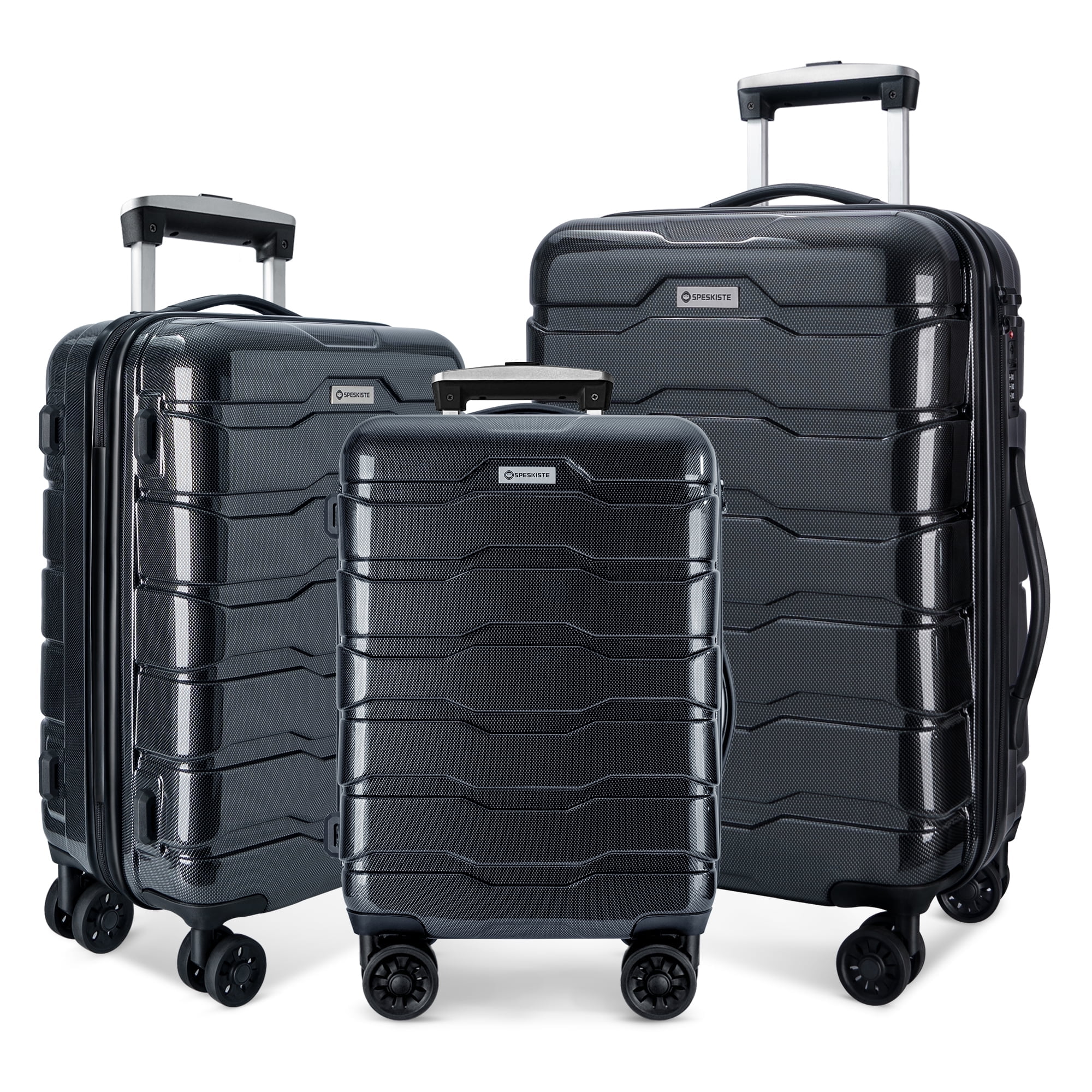 3-Piece Hardshell Luggage Set, 20/24/28, Lightweight, Sturdy 3-Piece Hardshell Luggage Set, 20/24/28, Lightweight, Sturdy