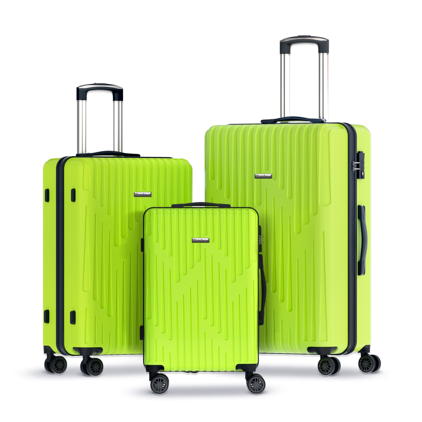 Luggage Sets Lightweight Durable Suitcase Double Wheels TSA Lock 3