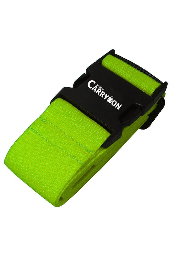 Luggage Strap - Adjustable Luggage Belt - Superior Strength (Light Green)