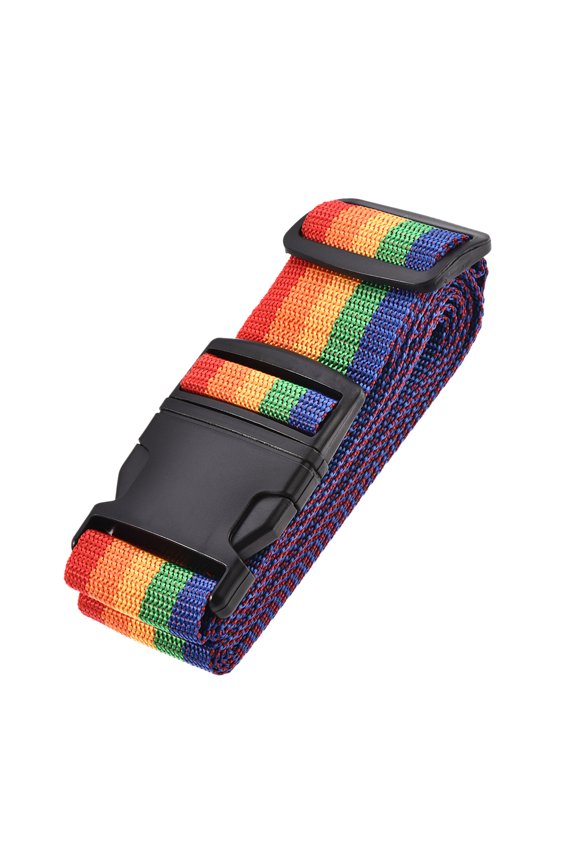 Luggage Strap Suitcase Belt with Buckle, Polypropylene Multi Color