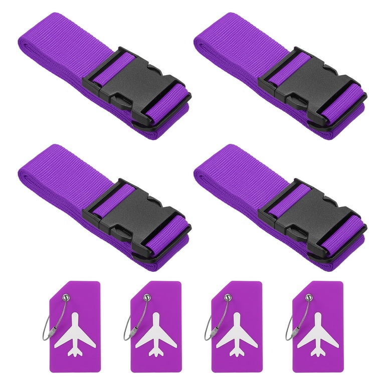 Purple luggage strap store