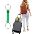 thumbnail image 1 of Luggage Straps for Add a Bag Bungee, Lightweight Easy Elastic Wrap Belts for Attaching Extra Bags Purse to Suitcase Handle Handbag Backpack Spinner Carryon Travel Airport, Green, 1 of 9