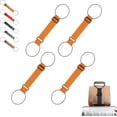 thumbnail image 1 of Luggage Straps & Adjustable Suitcase Connector, Add-A-Bag Bungee Belt, Elastic Rope Travel Backpack Holder, Heavy Duty Trolley Handle Carry On Attachment, Secure Stacking Handbag Accessories 4PCS, 1 of 5