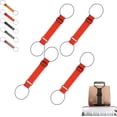 thumbnail image 1 of Luggage Straps & Adjustable Suitcase Connector, Add-A-Bag Bungee Belt, Elastic Rope Travel Backpack Holder, Heavy Duty Trolley Handle Carry On Attachment, Secure Stacking Handbag Accessories 4PCS, 1 of 6