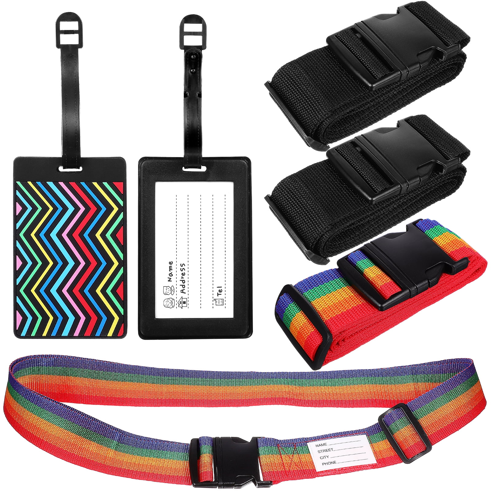 Luggage Straps Labels Suitcase Straps for Carrying on Suitcase