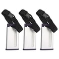 thumbnail image 1 of Luggage Tag - Aluminum and Gray Silicone, Webbing Strap, Buckle - Pack of 3, 1 of 6