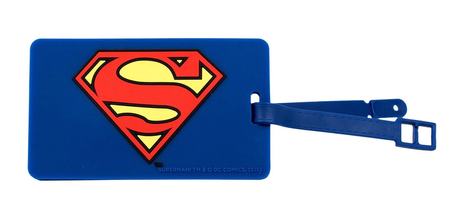 Luggage Tag - DC Comics - Superman Logo New Licensed dcc-0210 - Walmart.com