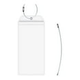thumbnail image 1 of Luggage Tag-Hanging Decorations-Cruise Tags Luggage Etag Holders Zip Seal & Loops Thick Pvc, 1 of 2