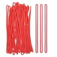 thumbnail image 1 of Uxcell Luggage Tag Loops, Luggage Straps Worm Loops Fitting For Bag Tags - Suitcase Label - ID Card Red, 1 of 7