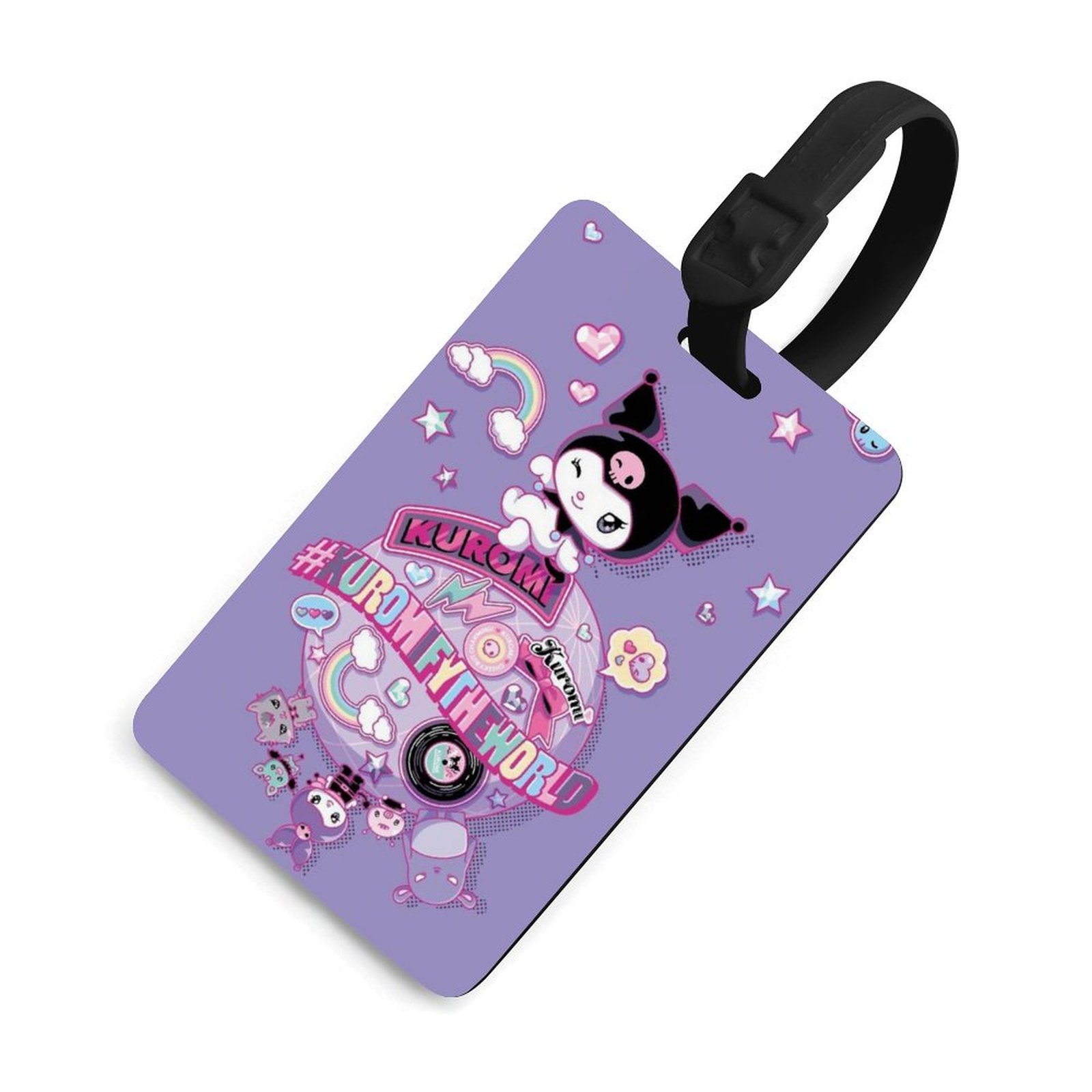 Luggage Tag Sanrio_Kuromi for Suitcases Bag Baggage Travel Accessories