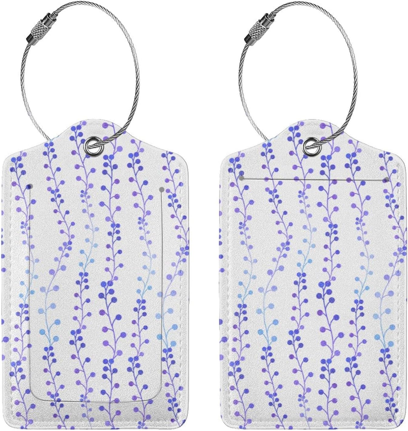 Luggage Tag Travel Bag Labels Luggage Tags for Suitcases PU Leather