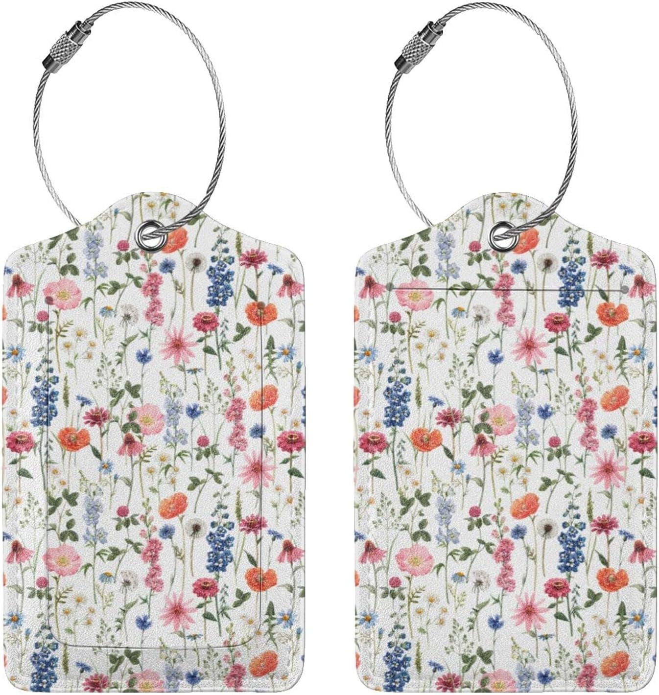 Luggage Tag Travel Bag Labels Luggage Tags for Suitcases PU Leather