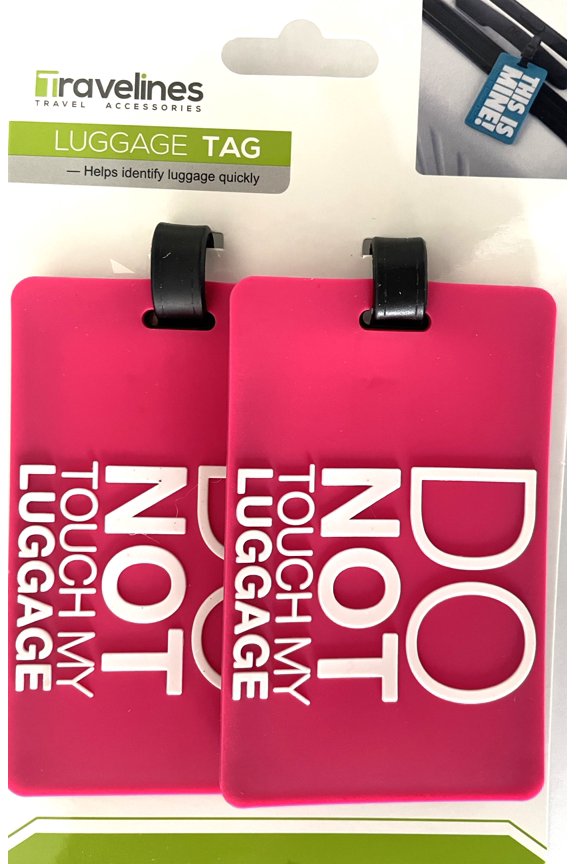 Luggage Tags Suitcase Id Travel Labels Address Name Tag Baggage Bag (2pk)