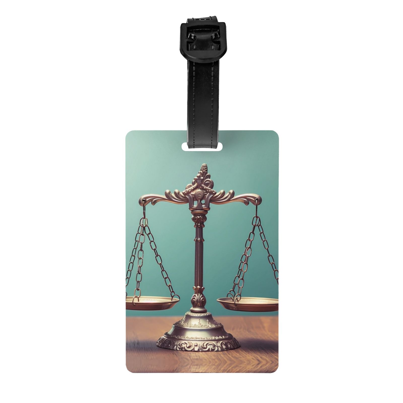 Scale Tags Luggage Tags for Suitcases - Vintage Brass Balance Scale Suitcase Tags ...
