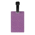 thumbnail image 1 of Luggage Tags for Suitcases, abstractly purple print Suitcase & Bag Tags for Backpacks Baggage, Travel Name Tags for Luggage Identifiers for Suitcases, Travel Accessories, 1 of 6