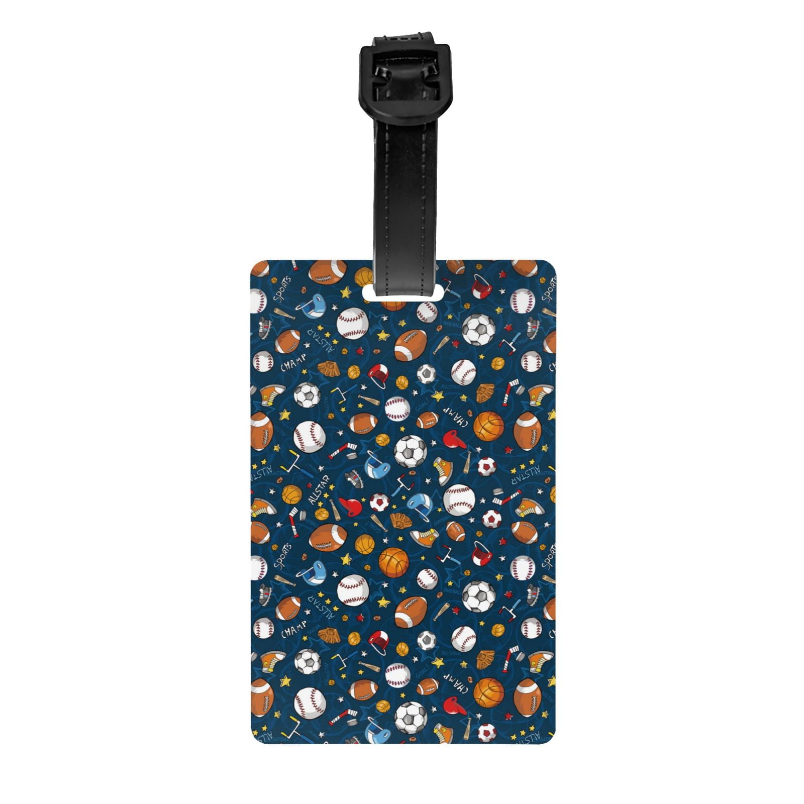 Luggage Tags for Suitcases, baseball football Suitcase & Bag Tags for Backpacks Baggage, Travel Name Tags for Luggage Identifiers for Suitcases, Travel Accessories