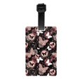 thumbnail image 1 of Luggage Tags for Suitcases, Butterfly Leather Bag Luggage Tags ID Label Tags Privacy Protection Travel Bag Labels, 1 of 6