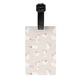 thumbnail image 1 of Luggage Tags for Suitcases, Cute Cartoon Rabbit Flower Leather Bag Luggage Tags ID Label Tags Privacy Protection Travel Bag Labels, 1 of 6