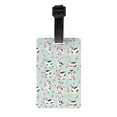 thumbnail image 1 of Luggage Tags for Suitcases, Cute Cows Leather Bag Luggage Tags ID Label Tags Privacy Protection Travel Bag Labels, 1 of 6