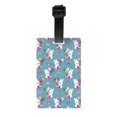 thumbnail image 1 of Luggage Tags for Suitcases, Cute Rabbit Balloon Flower Leather Bag Luggage Tags ID Label Tags Privacy Protection Travel Bag Labels, 1 of 6