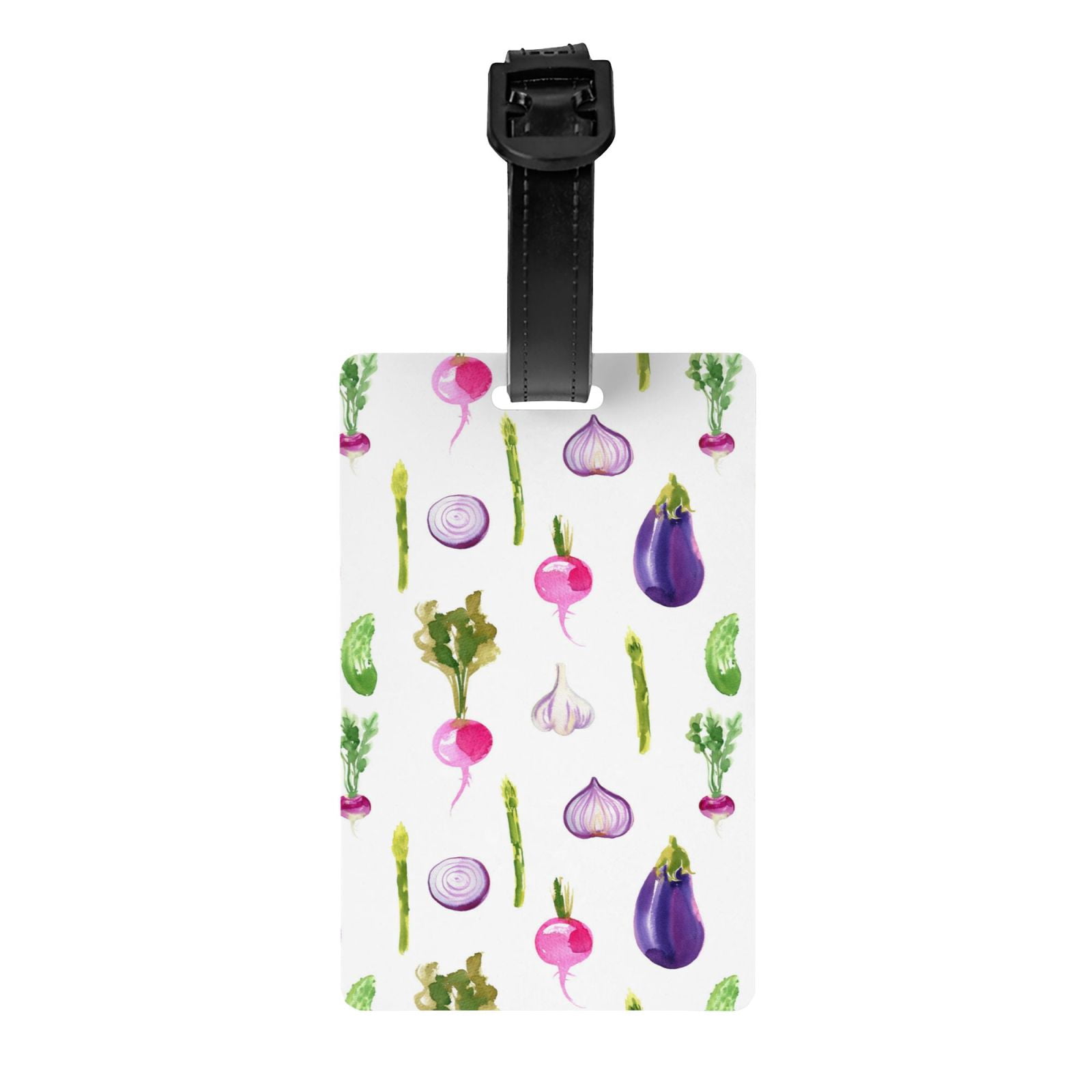 Luggage Tags for Suitcases, Onion vegetable Leather Bag Luggage Tags ID ...