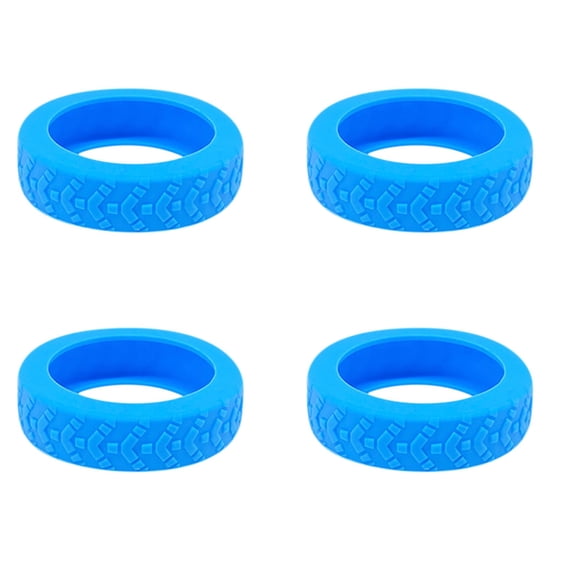 Luggage Wheel Covers, Silent Suitcase Wheel Protectors with Secure Fit and Wear Resistant Silicone, Anti Scratch Luggage Accessories for Travel Suitcase Wheels Carry On Bags Airport Trips