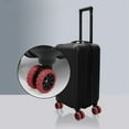 thumbnail image 1 of Luggage Wheel Covers Silicone for Suitcase Spinner Wheels, Quiet Noise-Reducing Anti-Wear Caster Cover for Travel Trolley Case (1 Pack), 1 of 6
