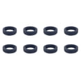 thumbnail image 1 of Luggage Wheel Protectors Black Silicone 8 Pack for Travel Luggage Rolling Suitcase, 1 of 6