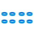 thumbnail image 1 of Luggage Wheel Protectors Blue Rubber 8 Pack for Travel Rolling Suitcase, 1 of 6