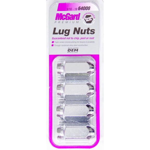 Lugnut Pk(4) Fits/For Aspen 2007 Fits select: 2002-2011 DODGE RAM 1500, 2005-2011 DODGE DAKOTA