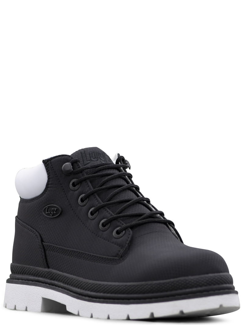 Mens Lugz Black Faux Leather Lace Up Combat Boots Size 42 (Mens 8.5) (Wo… Lugz Boots MMANTLHD-001 Mens Mantle Ankle Hi Lace Up Boots  main image 2