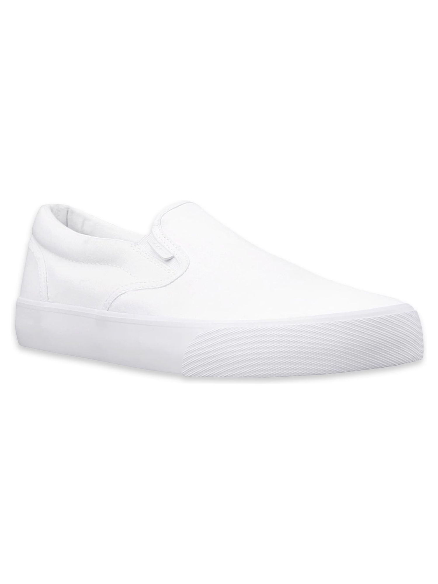 mens slip on white