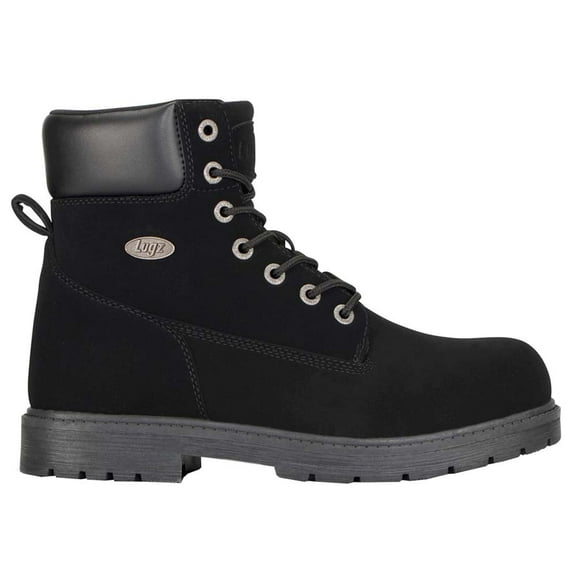 Lugz Mens Brace Hi Fleece Round Toe Lace Up  Ankle Boots
