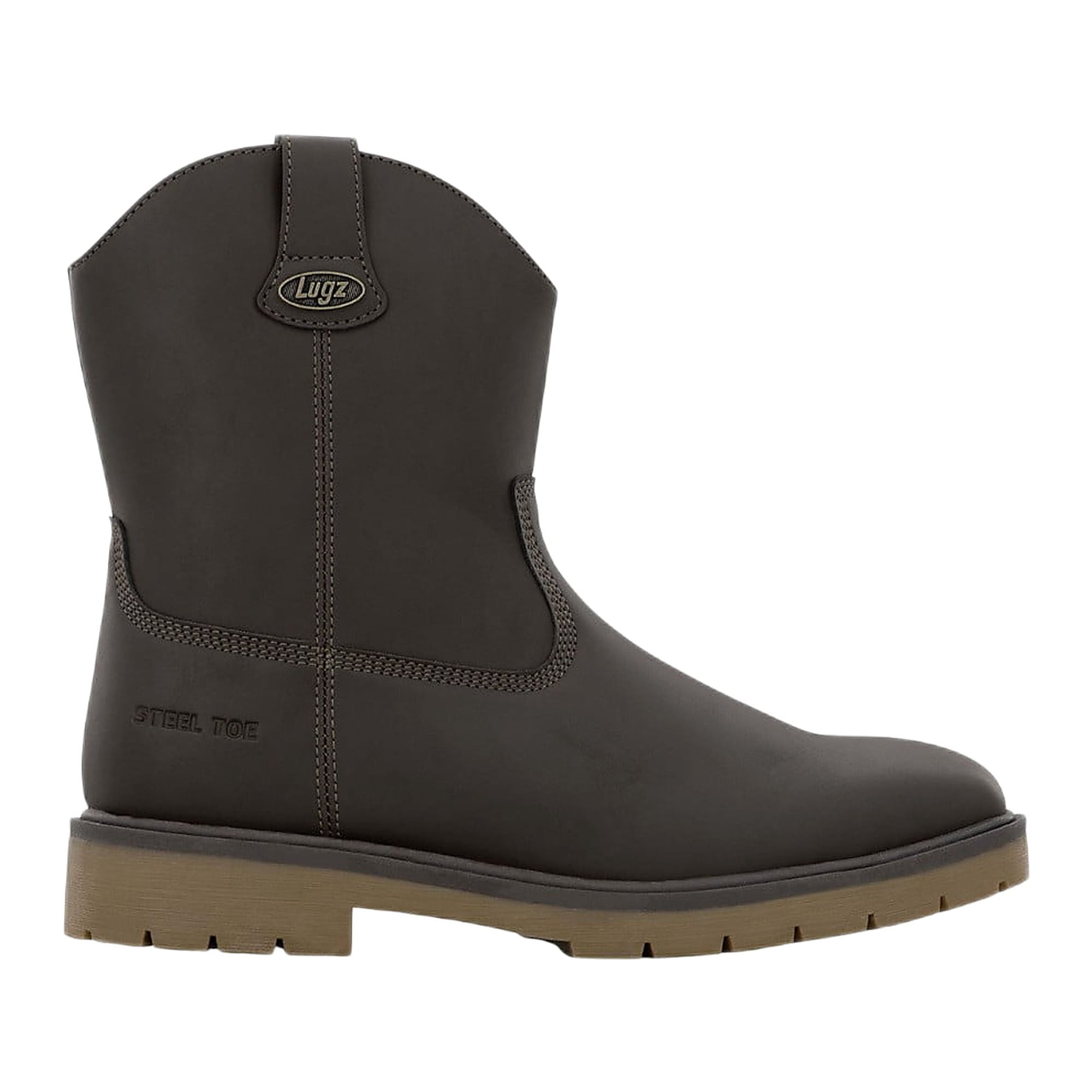 Lugz Work Men's Duster Steel Toe 6" Western Pull On Work Boot
