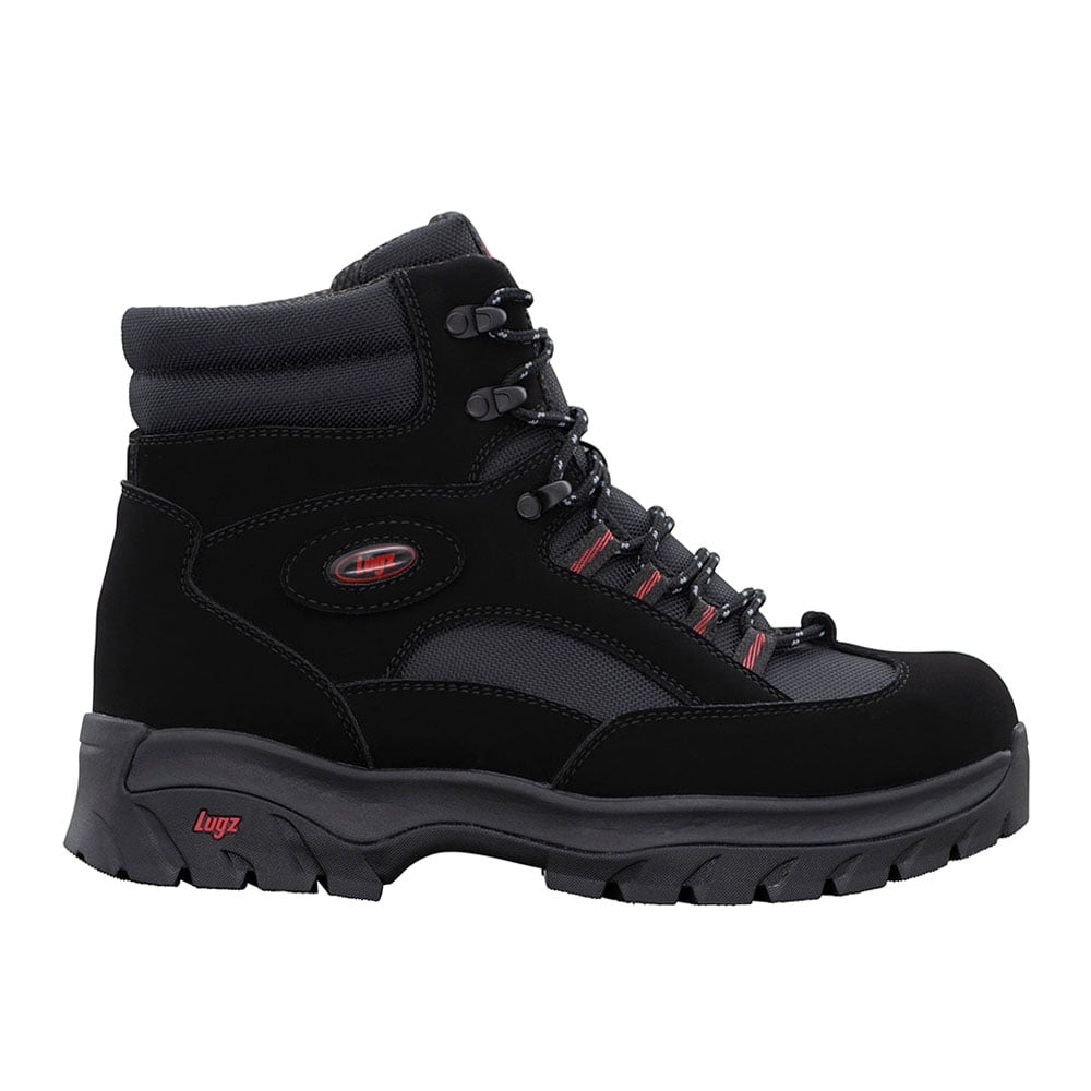 Lugz Men\'s Ridgeline Round Toe Lace up Boots Size 7.5 NEW Lugz x Psychworld Ridgeline Black Chukka Work Bike Boots  main image 4