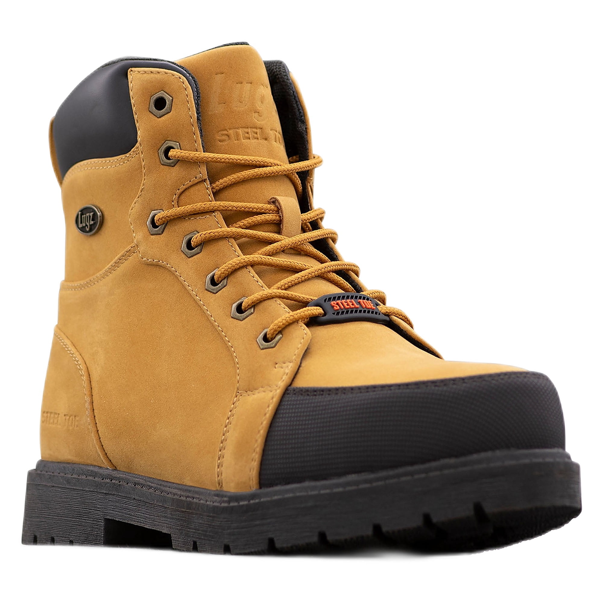 Men's Steel Toe Water Resistant Fortress Work Boots, Wide Available