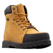 Lugz Work Mens Steel Toe Water Resistant Fortress Work Boots, Wide Available