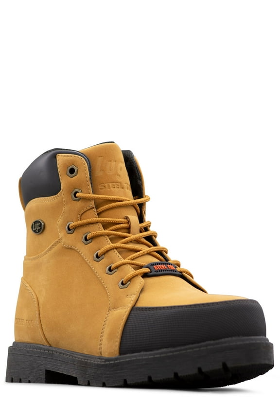 Men's Steel Toe Water Resistant Fortress Work Boots, Wide Available