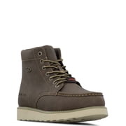 Lugz Work Mens Monterey Wide Steel Toe Moc Toe Chukka Work Boots