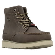 Lugz Work Men's Monterey Wide Steel Toe Moc Toe Chukka Work Boots