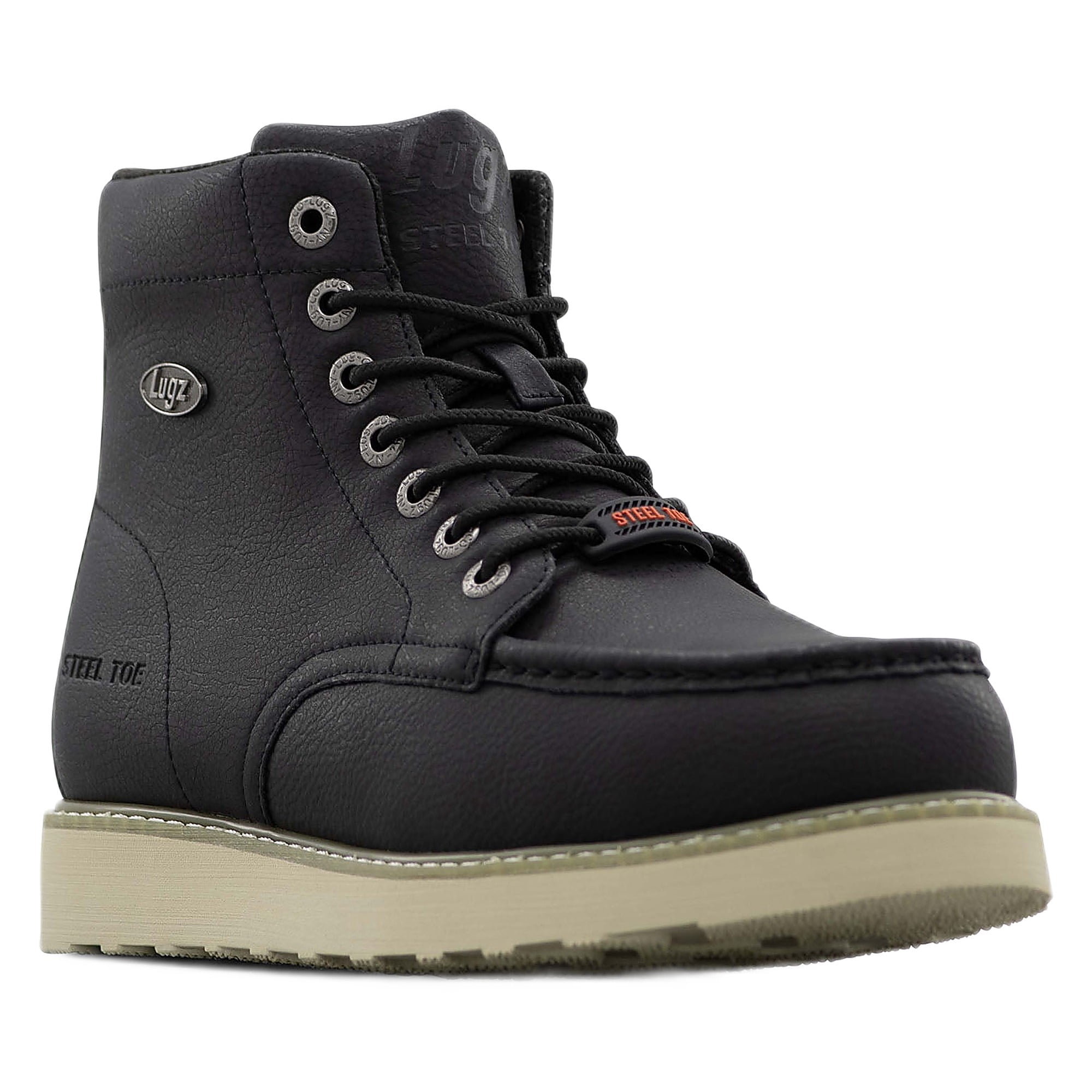 【mon】 Lugz Work Men's Monterey Wide Steel Toe Moc Toe Chukka Work Boots