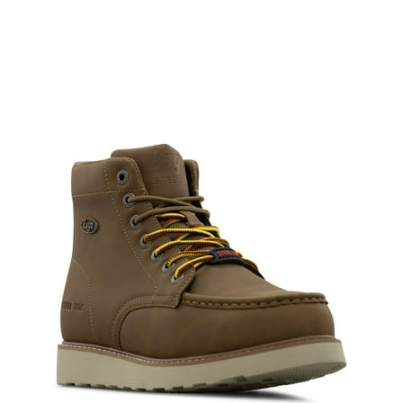 Lugz Work Men's Monterey Wide Steel Toe Moc Toe Chukka Work Boots