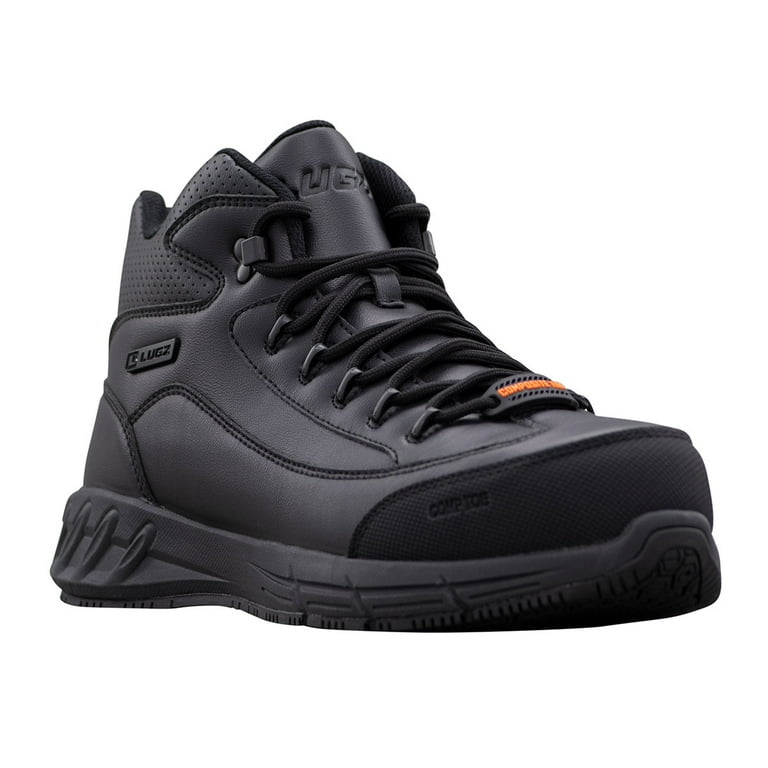 【soooo 】RESISTANT SWIFT Lugz Work Men's Composite Toe Slip and Water Resistant Anti