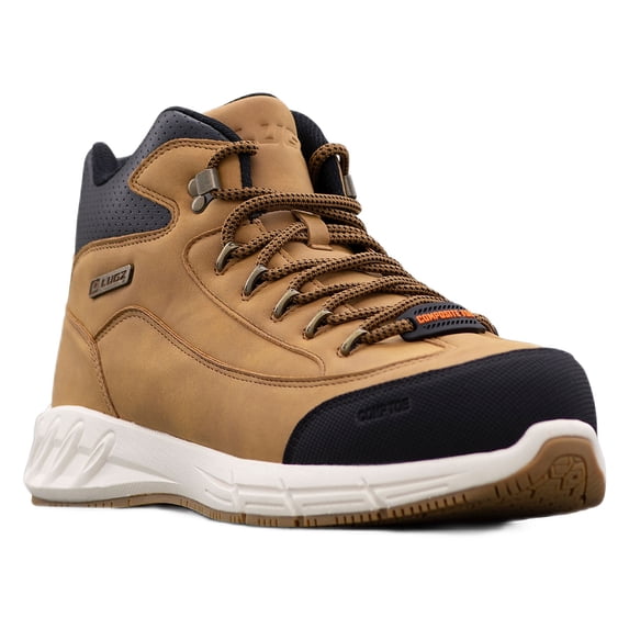 Lugz Work Men's Composite Toe Slip and Water Resistant Anti-Fatigue Swifter Work Shoes, Wide Available
